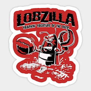 LOBZILLA Sticker